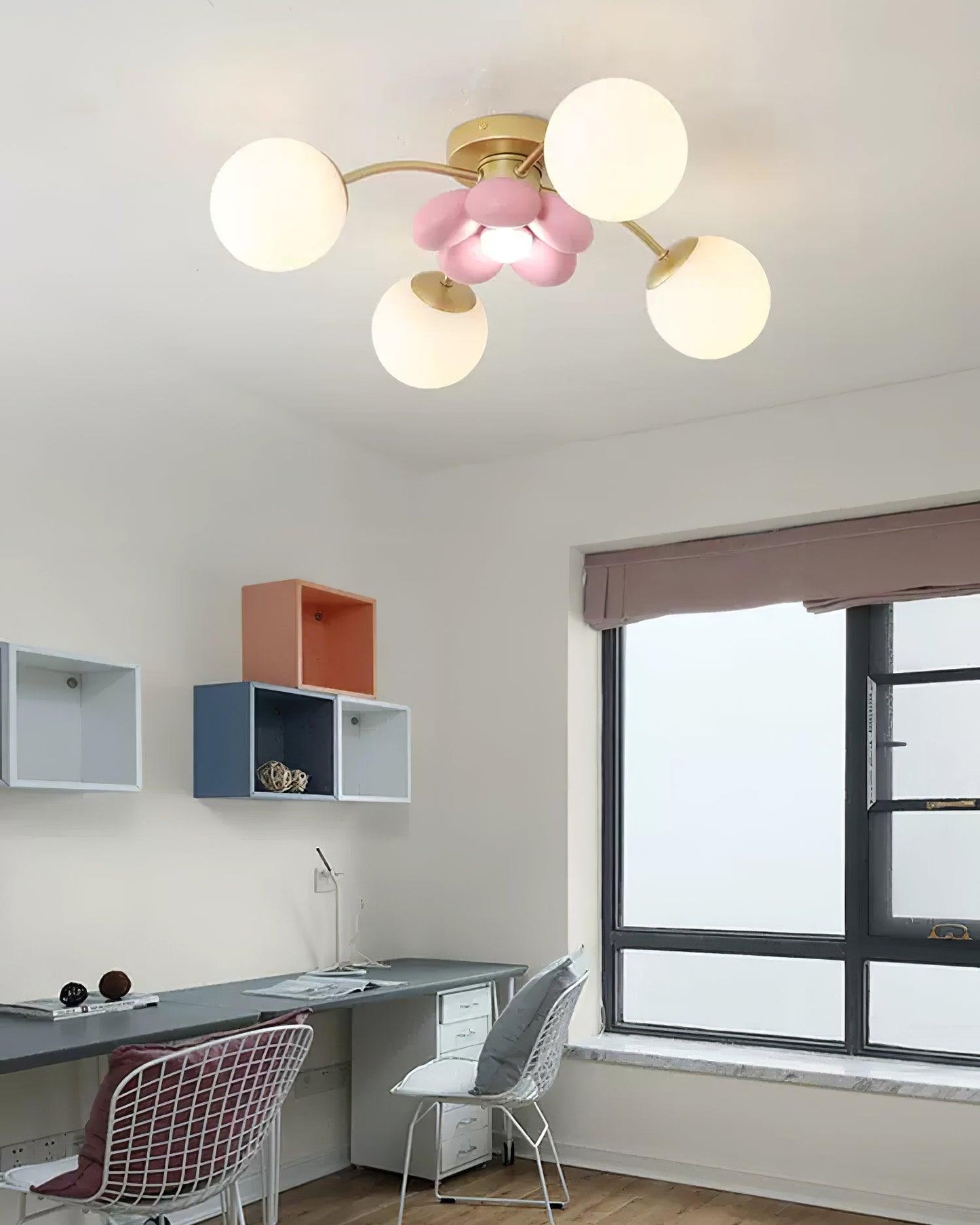Blossura Pink Petal Ceiling Light