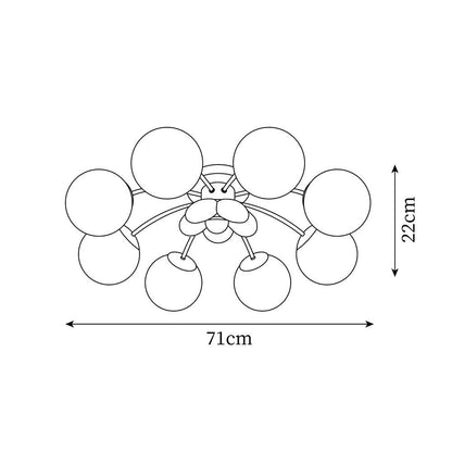 Blossura Pink Petal Ceiling Light