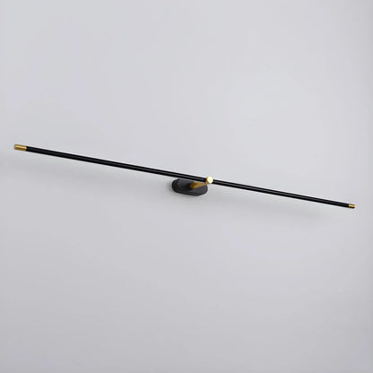 Ivox Minimalist Linear Wall Lamp Gold&Black