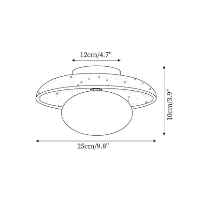 Mylie Travertine Ceiling Light