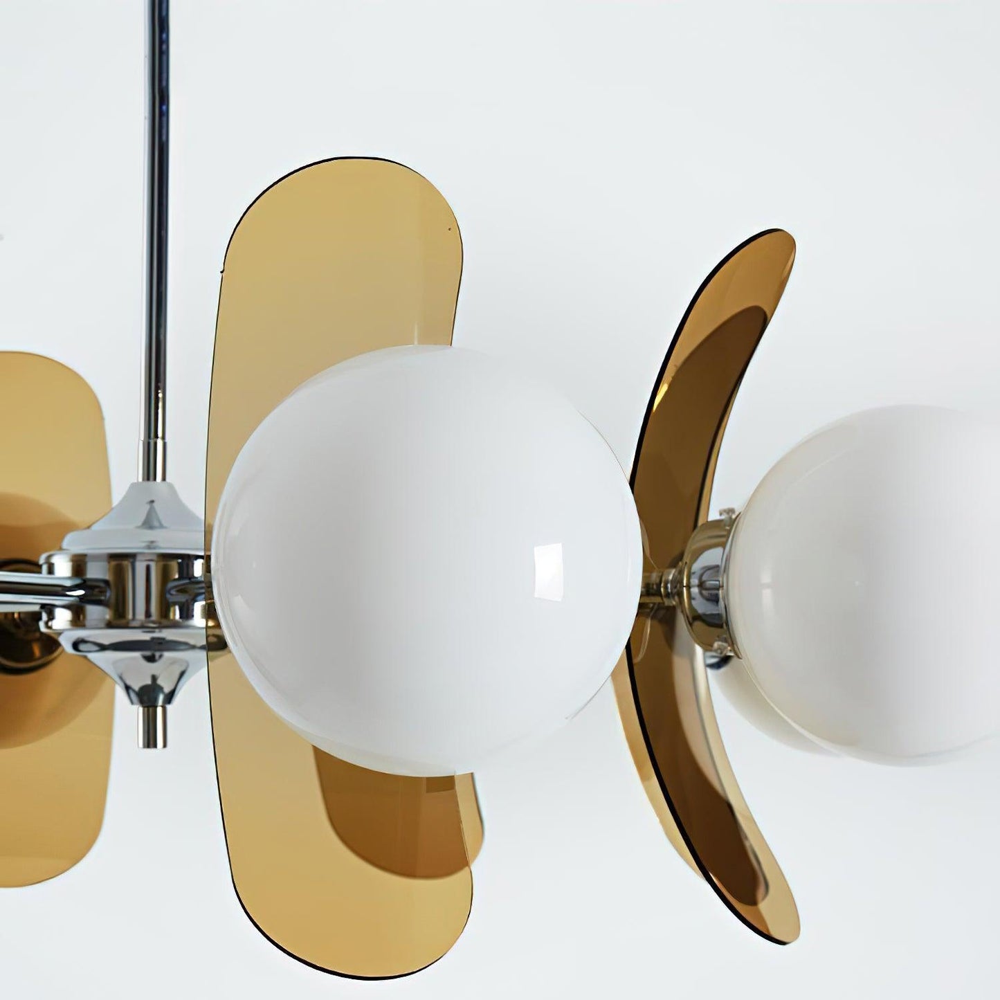Ulano Chandelier Brown &Orange