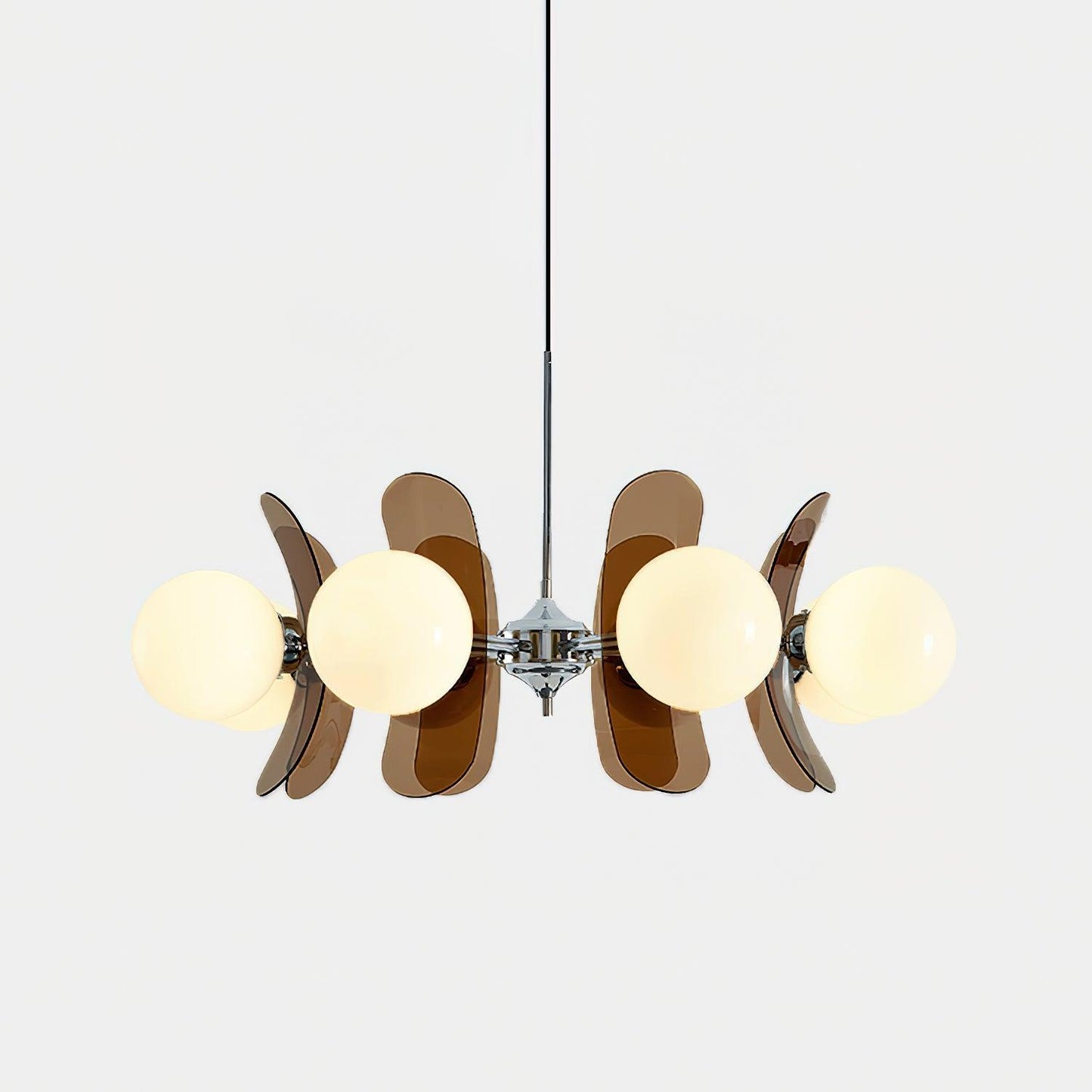 Ulano Chandelier Brown &Orange