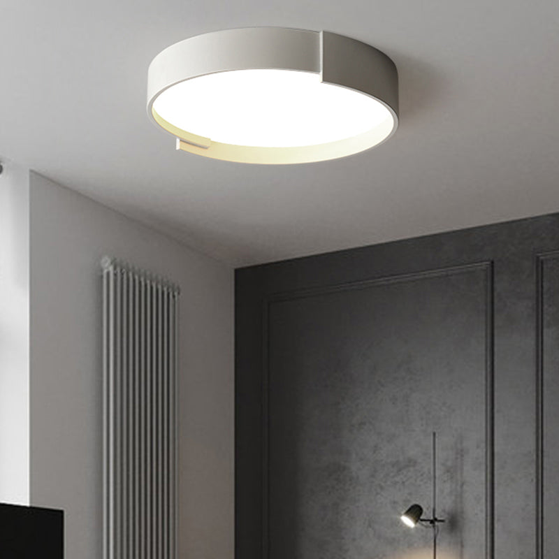 Arisha Modern Round Flush Mount Ceiling Light LED Double Layer