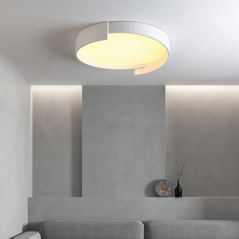 Arisha Modern Round Flush Mount Ceiling Light LED Double Layer