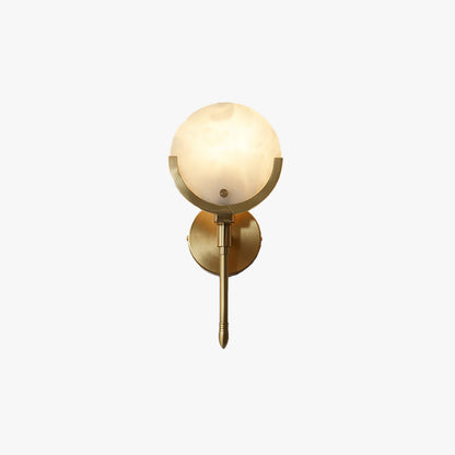 Bravi Brass Sconce Alabaster