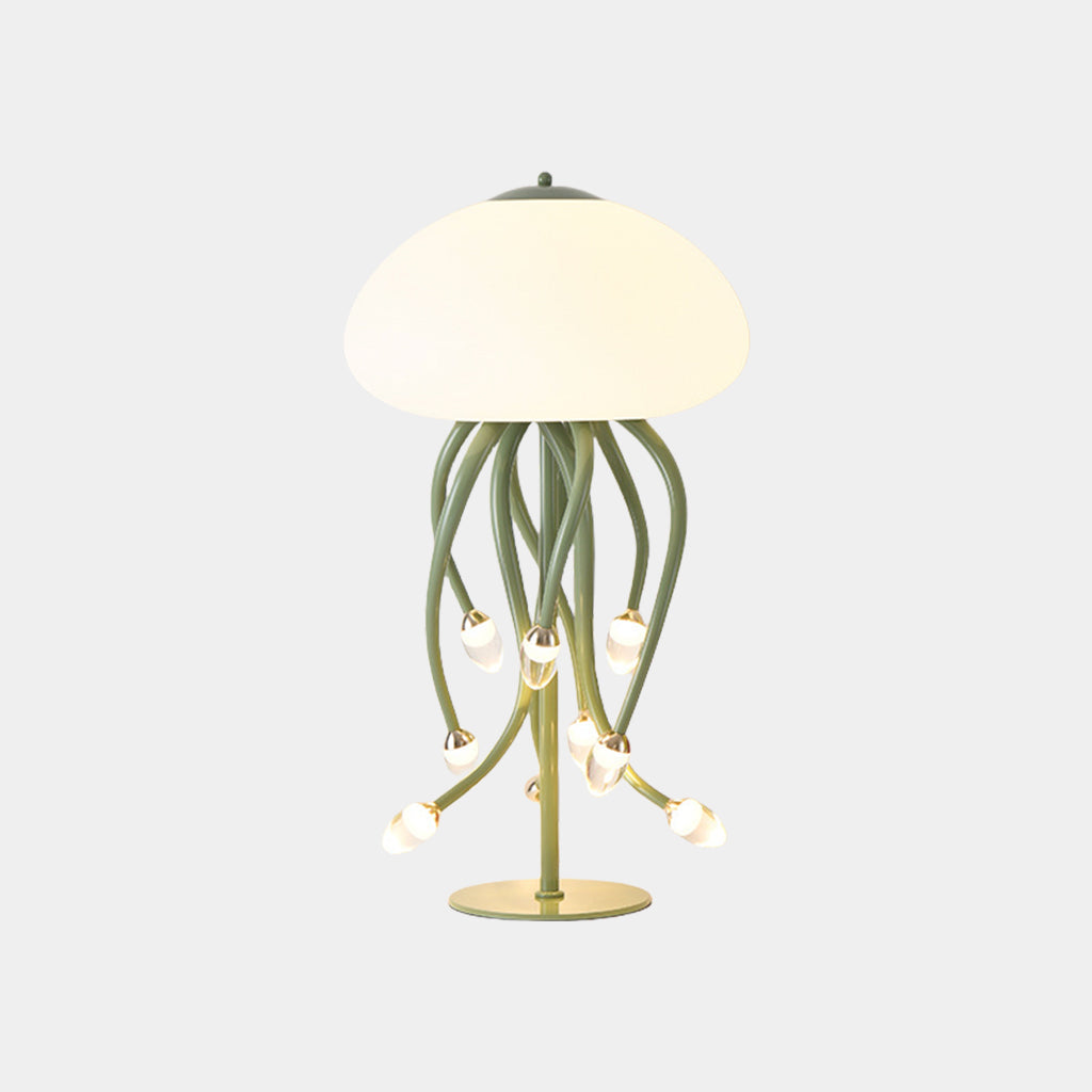 Table Lamp Creative Jellyfish LED, Green / Beige