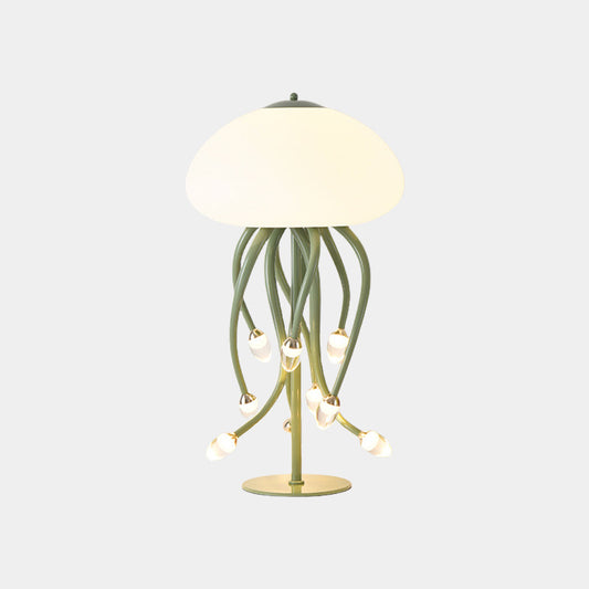 Table Lamp Creative Jellyfish LED, Green / Beige