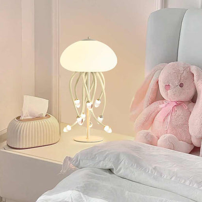 Table Lamp Creative Jellyfish LED, Green / Beige
