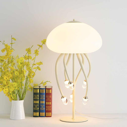 Table Lamp Creative Jellyfish LED, Green / Beige