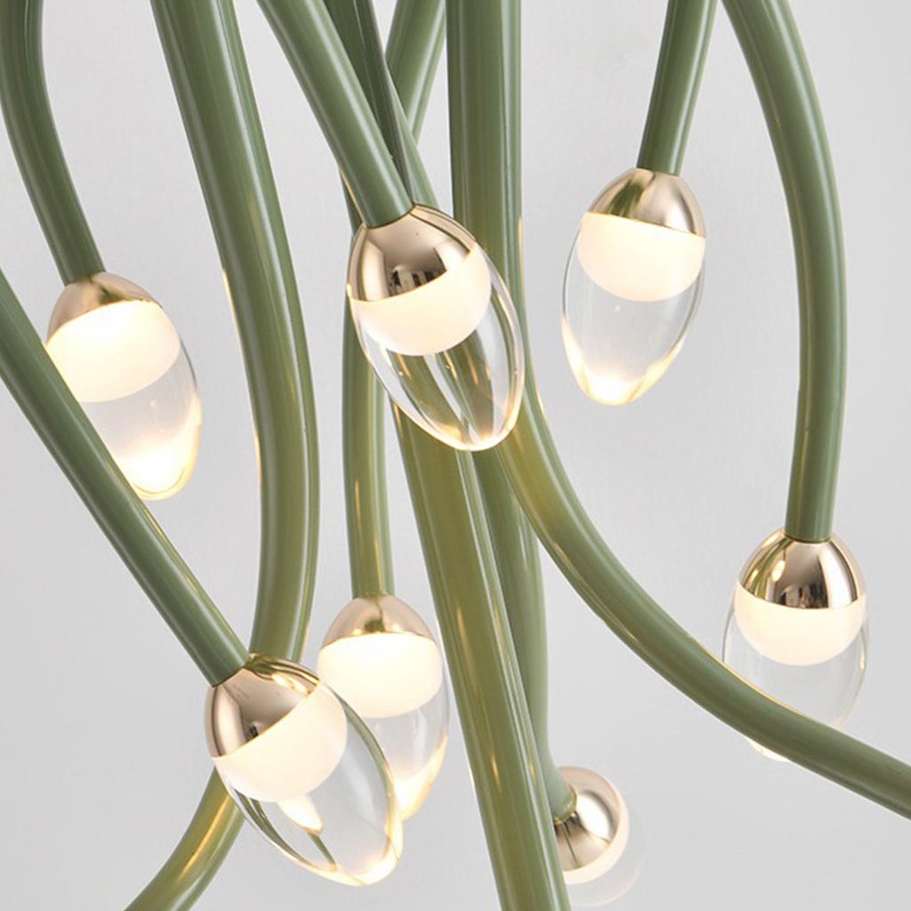 Table Lamp Creative Jellyfish LED, Green / Beige
