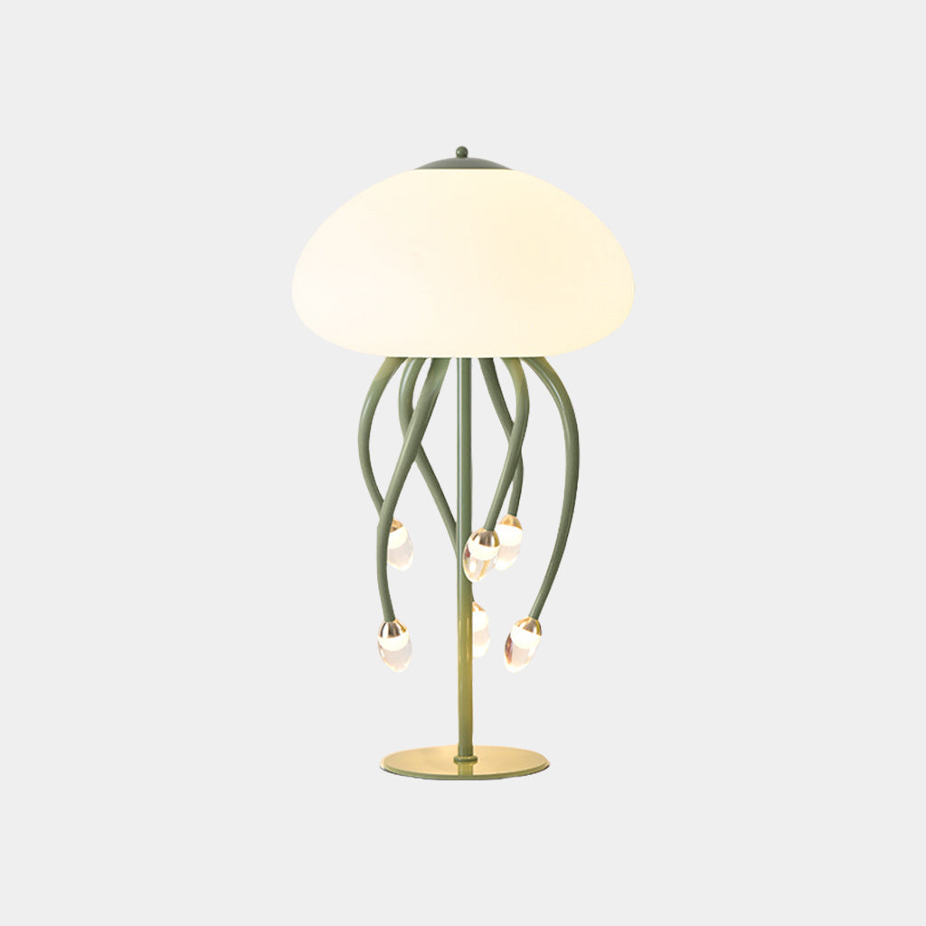 Table Lamp Creative Jellyfish LED, Green / Beige