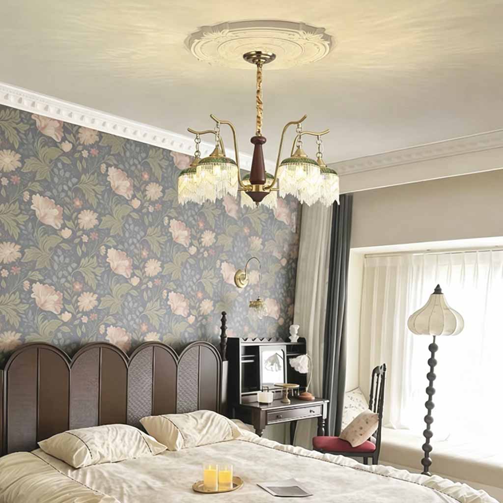 Tassel Chandelier French Branch Multi-Light