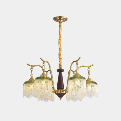 Tassel Chandelier French Branch Multi-Light