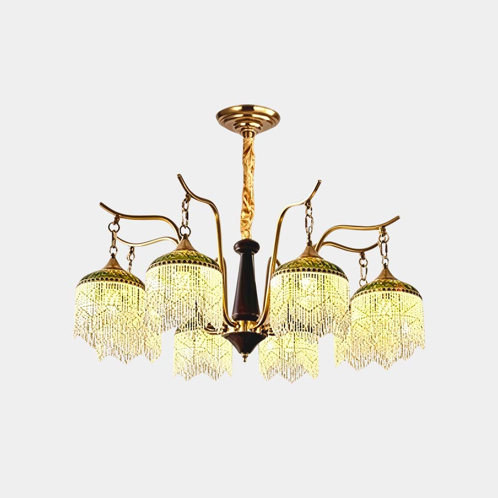 Tassel Chandelier French Branch Multi-Light