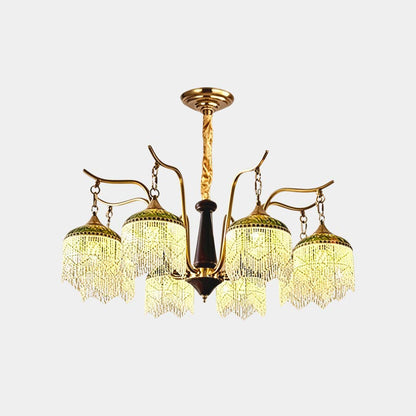 Tassel Chandelier French Branch Multi-Light