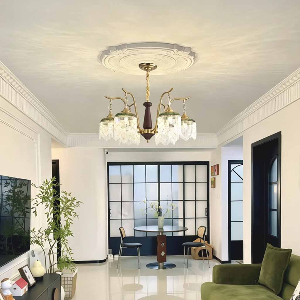 Tassel Chandelier French Branch Multi-Light
