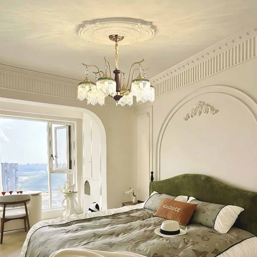 Tassel Chandelier French Branch Multi-Light