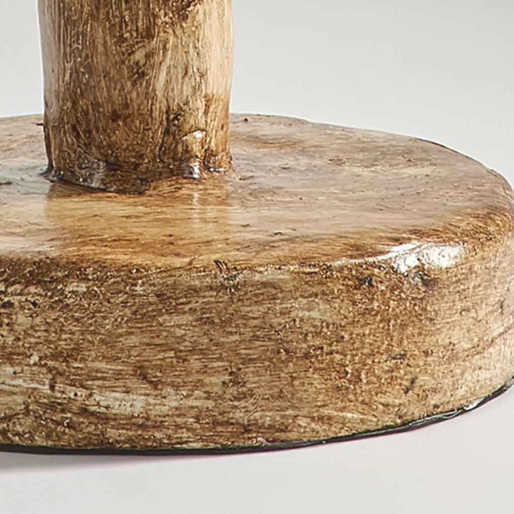 Tree Branch Table Lamp Glass Globe, Resin