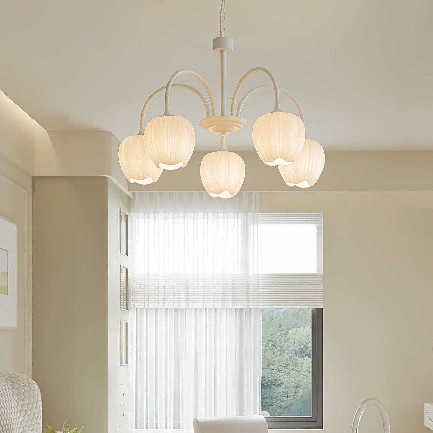 Tulip Fresh Chandeliers Glass