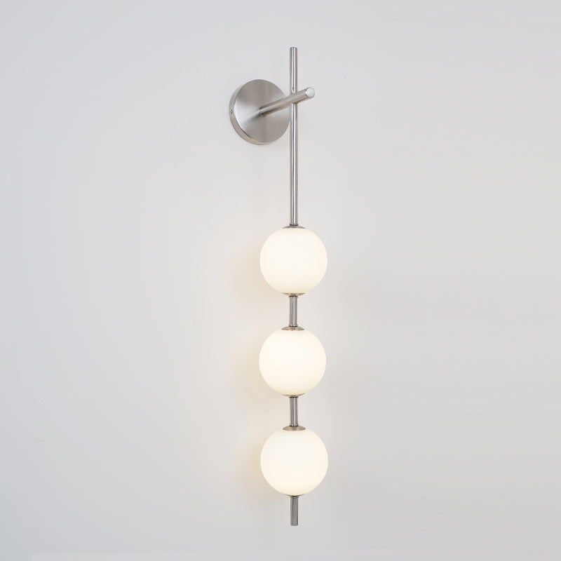 Cerin Vertical Globe Wall Lamp