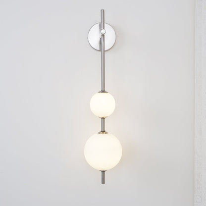 Cerin Vertical Globe Wall Lamp
