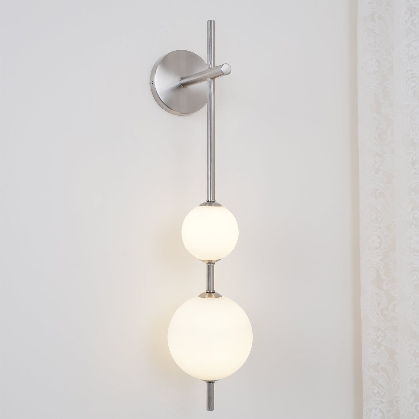 Cerin Vertical Globe Wall Lamp