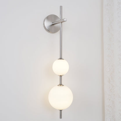 Cerin Vertical Globe Wall Lamp