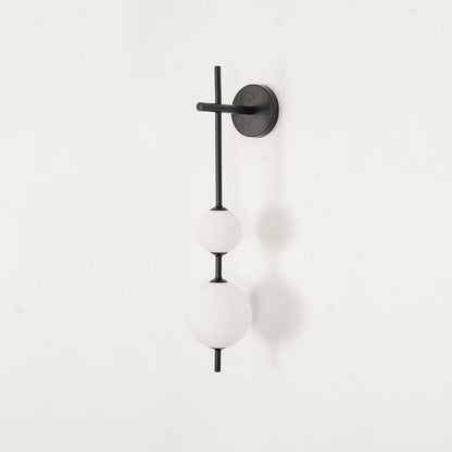 Cerin Vertical Globe Wall Lamp