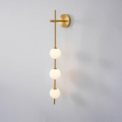 Cerin Vertical Globe Wall Lamp