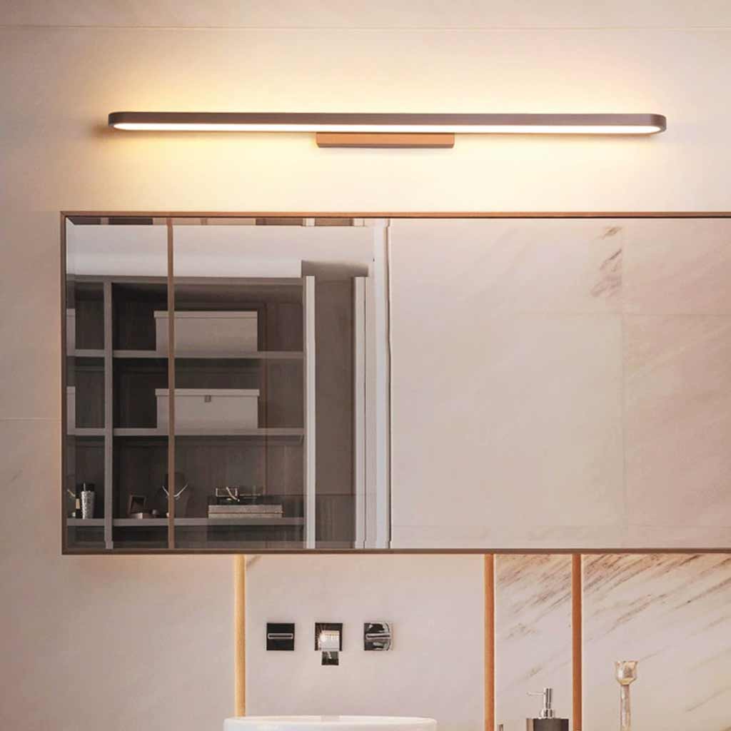 Wall Sconce Bathroom Vanity Lamp Minimalist Linear Oval LED