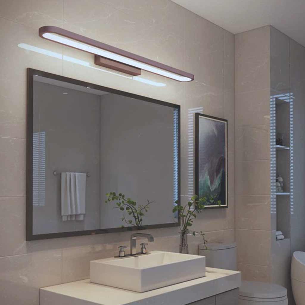 Wall Sconce Bathroom Vanity Lamp Minimalist Linear Oval LED