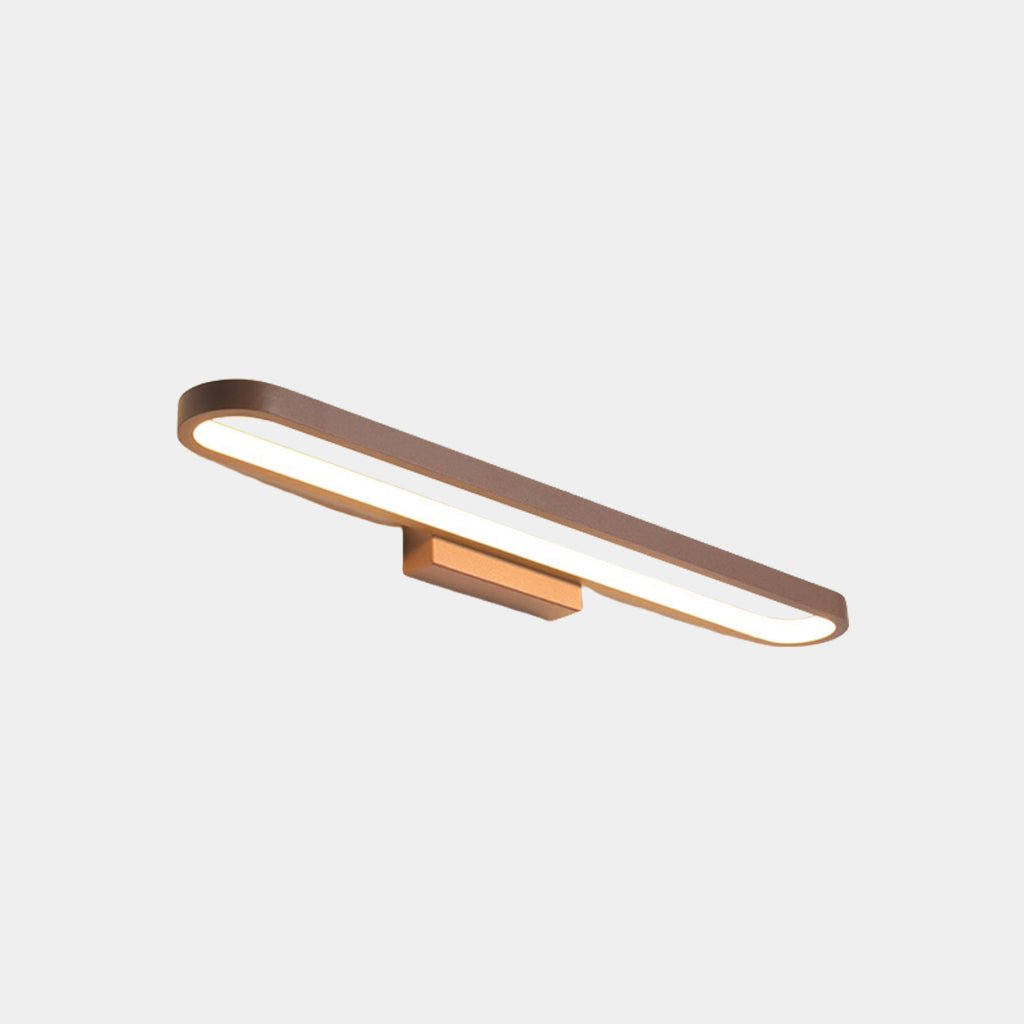 Wall Sconce Bathroom Vanity Lamp Minimalist Linear Oval LED