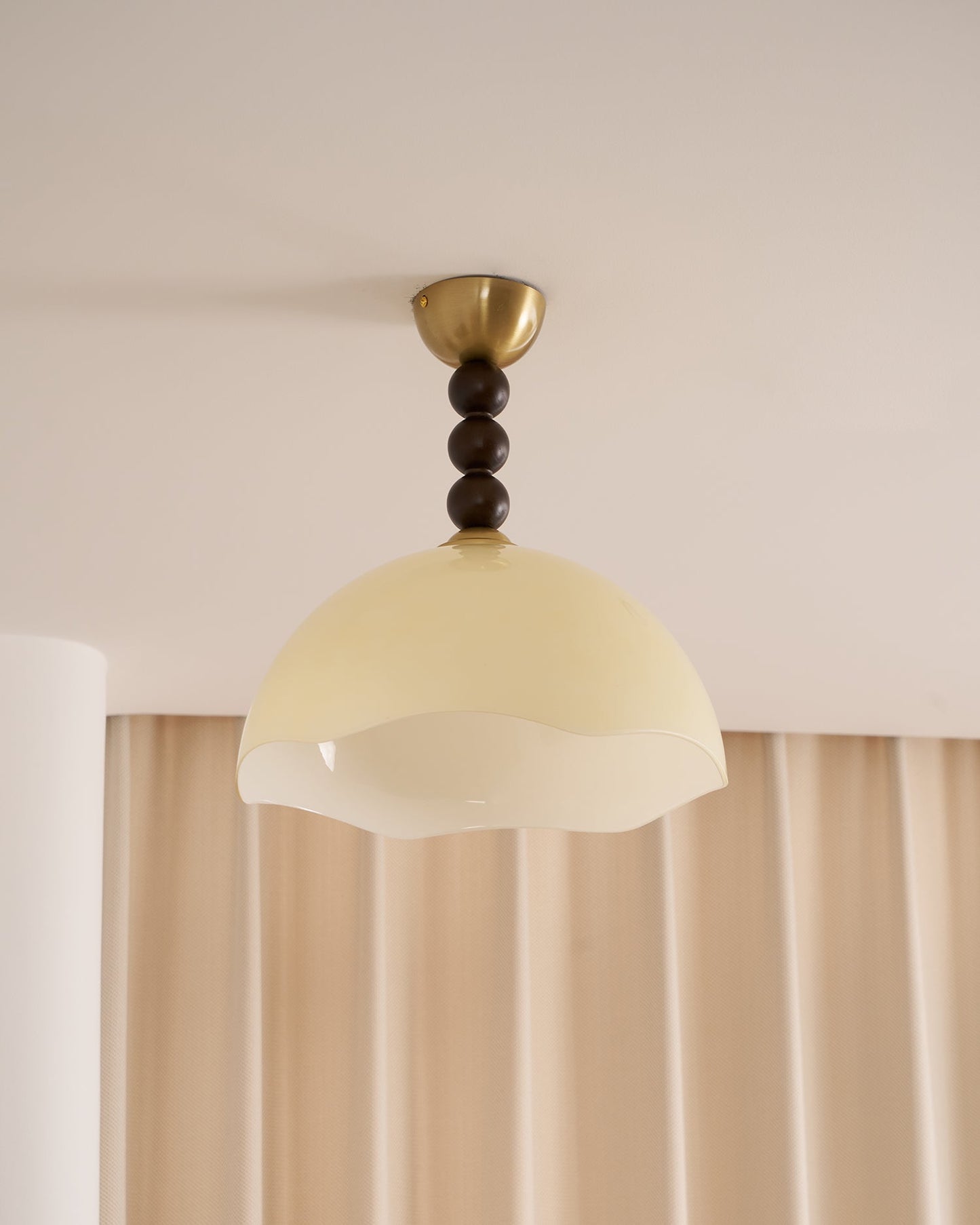 Amberis Vintage Amber Glass Ceiling Light