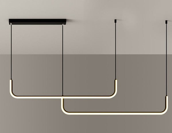 creative artistic led bar light linear design minimalist