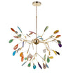 Arisha Flower Branch Semi-flush Mount Ceiling Light, 4 Colour