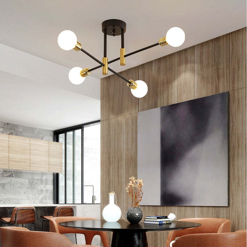 Lindsy Retro Satellite Shape Ceiling Light