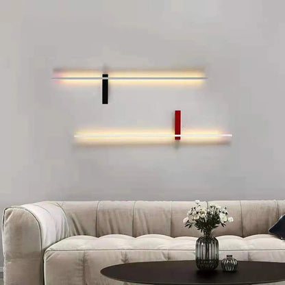 Arisha Minimalist Linear Wall Lamp Multi-Color Linear