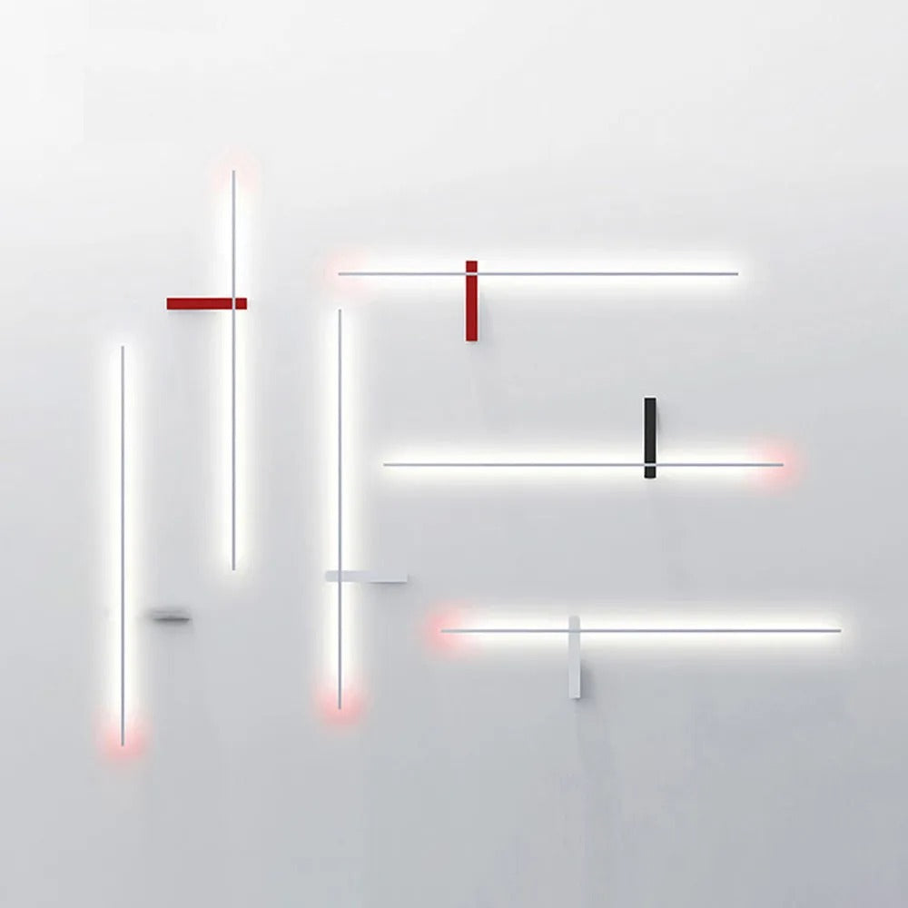 Arisha Minimalist Linear Wall Lamp Multi-Color Linear