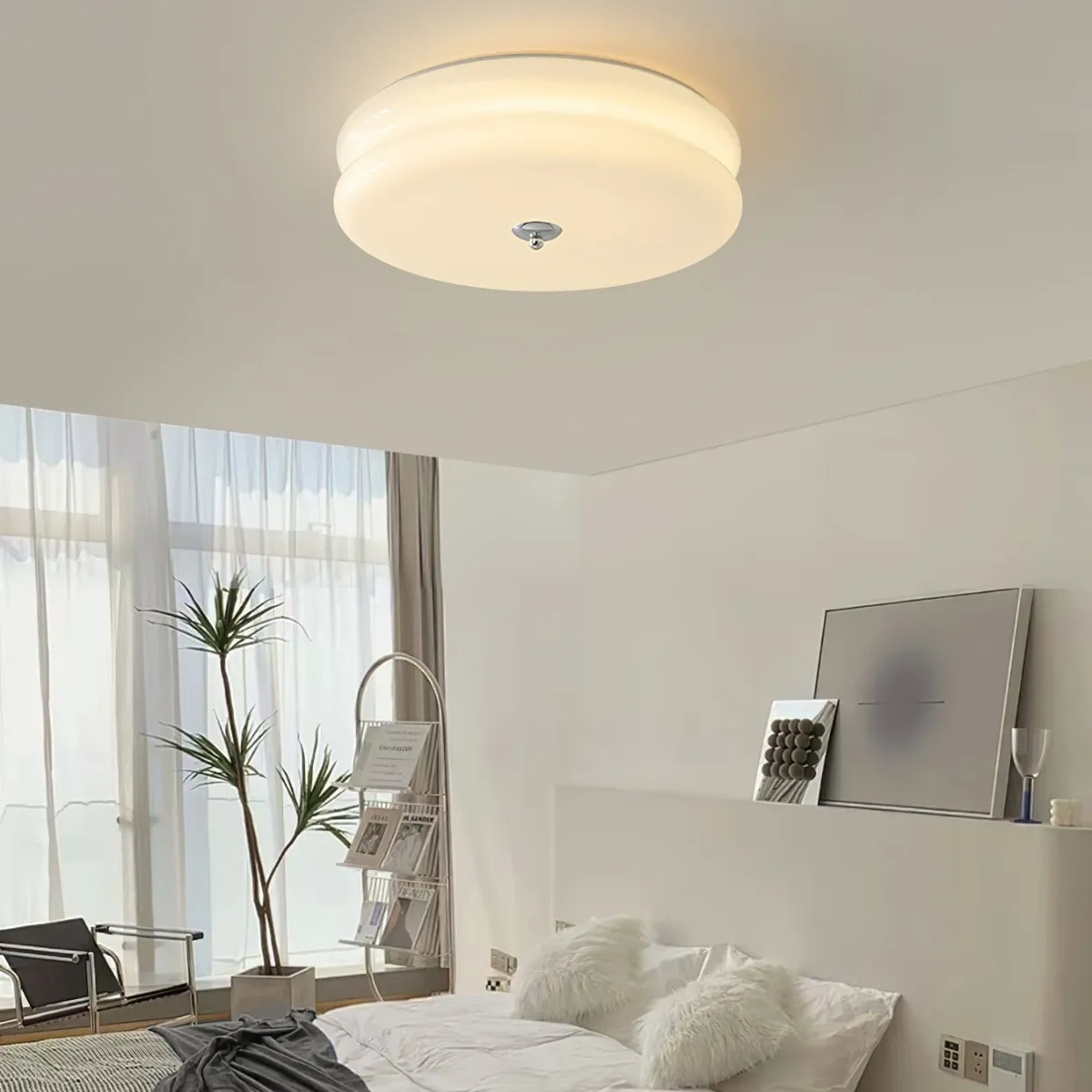 Candy Flush Mount Ceiling Light Two Layer