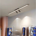 linear led track spotlight system modern flush mount
