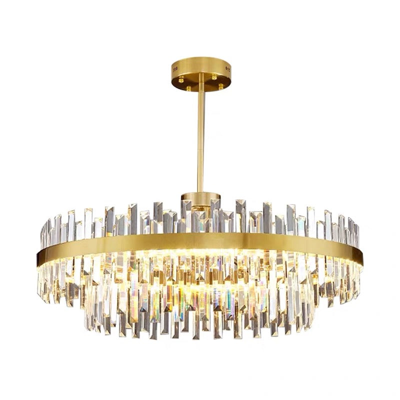 modern luxury crystal chandelier italian minimalist living room