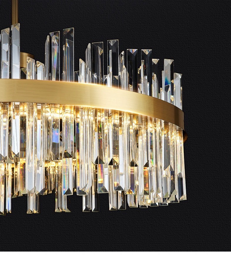 modern luxury crystal chandelier italian minimalist living room