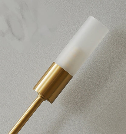 scandinavian modern linear wall sconce minimalist living room